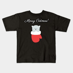 Merry catmas Kids T-Shirt